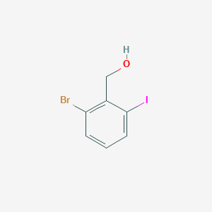 molecular formula C7H6BrIO B2357014 2-Bromo-6-iodobenzyl alcohol CAS No. 1261850-41-2