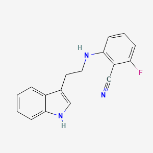 2-fluoro-6-{[2-(1H-indol-3-yl)ethyl]amino}benzenecarbonitrile