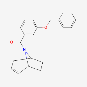 (3-(benzyloxy)phenyl)((1R,5S)-8-azabicyclo[3.2.1]oct-2-en-8-yl)methanone