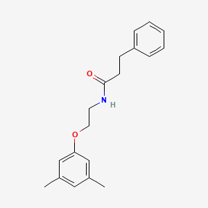 N-[2-(3,5-dimethylphenoxy)ethyl]-3-phenylpropanamide