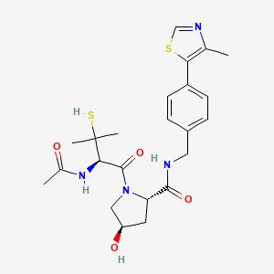 molecular formula C23H30N4O4S2 B2357141 VH032 thiol 