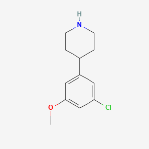 4-(3-Chloro-5-methoxyphenyl)piperidine
