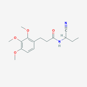 N-(1-cyanopropyl)-3-(2,3,4-trimethoxyphenyl)propanamide