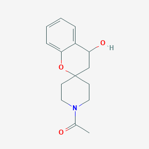 1-(4-Hydroxyspiro[chroman-2,4'-piperidin]-1'-yl)ethanone