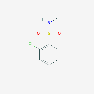 2-Chloro-N,4-dimethylbenzene-1-sulfonamide