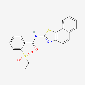 N-benzo[g][1,3]benzothiazol-2-yl-2-ethylsulfonylbenzamide