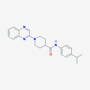 N-(4-isopropylphenyl)-1-quinoxalin-2-ylpiperidine-4-carboxamide