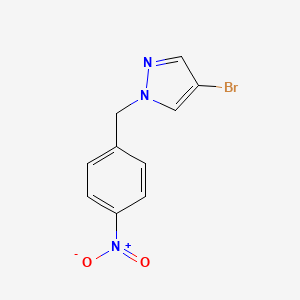 molecular formula C10H8BrN3O2 B2357162 4-bromo-1-(4-nitrobenzyl)-1H-pyrazole CAS No. 957488-04-9