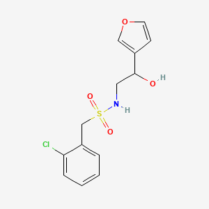 1-(2-chlorophenyl)-N-(2-(furan-3-yl)-2-hydroxyethyl)methanesulfonamide
