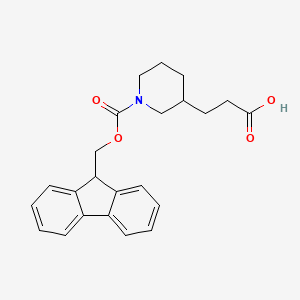3-{1-[(9H-fluoren-9-ylmethoxy)carbonyl]piperidin-3-yl}propanoic acid