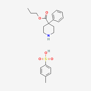 4-Methylbenzenesulfonic acid;propyl 4-phenylpiperidine-4-carboxylate