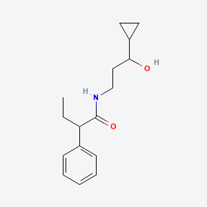 N-(3-cyclopropyl-3-hydroxypropyl)-2-phenylbutanamide