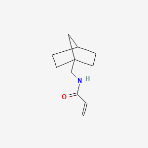 N-(1-Bicyclo[2.2.1]heptanylmethyl)prop-2-enamide
