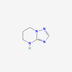 molecular formula C5H8N4 B2357228 4H,5H,6H,7H-[1,2,4]triazolo[1,5-a]pyrimidine CAS No. 937691-88-8