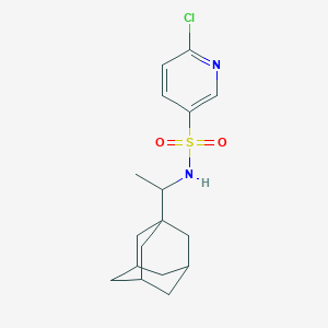 N-[1-(adamantan-1-yl)ethyl]-6-chloropyridine-3-sulfonamide