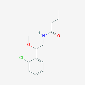 N-(2-(2-chlorophenyl)-2-methoxyethyl)butyramide