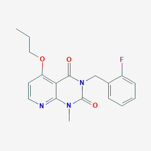 3-(2-fluorobenzyl)-1-methyl-5-propoxypyrido[2,3-d]pyrimidine-2,4(1H,3H)-dione