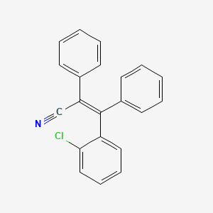 (Z)-3-(2-chlorophenyl)-2,3-diphenylprop-2-enenitrile
