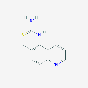 molecular formula C11H11N3S B2357293 (6-Methylquinolin-5-yl)thiourea CAS No. 692287-16-4
