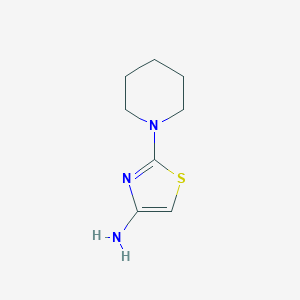 molecular formula C8H13N3S B2357326 2-(1-Piperidinyl)-1,3-Thiazol-4-Amine CAS No. 754954-64-8