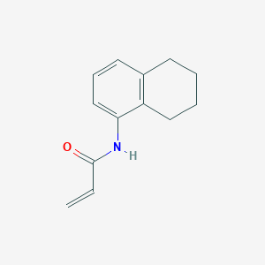 molecular formula C13H15NO B2357365 N-(5,6,7,8-tetrahydronaphthalen-1-yl)prop-2-enamide CAS No. 1156750-93-4