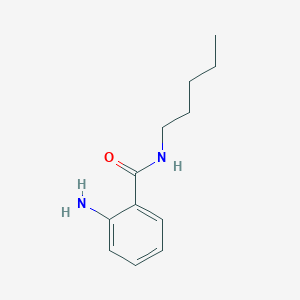 molecular formula C12H18N2O B2357388 2-Amino-N-pentylbenzamide CAS No. 1582804-64-5