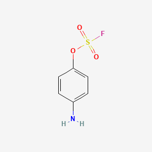 molecular formula C6H6FNO3S B2357480 Fluorosulfuric acid, 4-aminophenyl ester CAS No. 16704-38-4