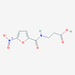 B2357548 3-[(5-Nitrofuran-2-yl)formamido]propanoic acid CAS No. 746608-27-5