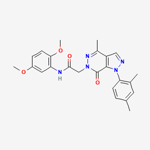 N-(2,5-dimethoxyphenyl)-2-(1-(2,4-dimethylphenyl)-4-methyl-7-oxo-1H-pyrazolo[3,4-d]pyridazin-6(7H)-yl)acetamide