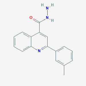 molecular formula C17H15N3O B2357585 2-(3-Methylphenyl)quinoline-4-carbohydrazide CAS No. 438228-84-3
