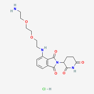 Thalidomide-NH-PEG2-C2-NH2 (hydrochloride)