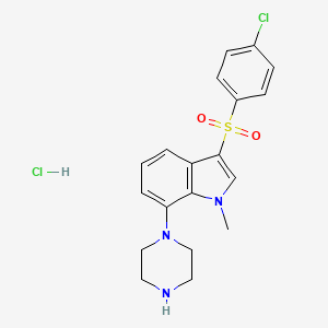molecular formula C19H21Cl2N3O2S B2357839 5-HT6 antagonist 29 