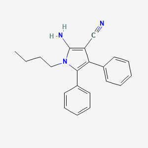 2-amino-1-butyl-4,5-diphenyl-1H-pyrrole-3-carbonitrile