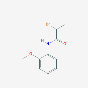 molecular formula C11H14BrNO2 B2357864 2-bromo-N-(2-methoxyphenyl)butanamide CAS No. 924975-63-3