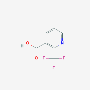 molecular formula C7H4F3NO2 B023579 2-(Trifluoromethyl)nicotinic acid CAS No. 131747-43-8