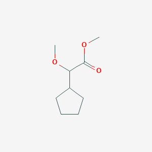 molecular formula C9H16O3 B2358034 Methyl 2-cyclopentyl-2-methoxyacetate CAS No. 1955548-59-0