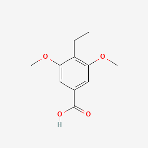 molecular formula C11H14O4 B2358056 4-Ethyl-3,5-dimethoxybenzoic acid CAS No. 55703-68-9