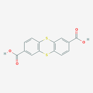 molecular formula C14H8O4S2 B023581 Thianthrene-2,7-dicarboxylic acid CAS No. 154341-96-5