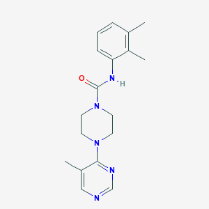 molecular formula C18H23N5O B2358148 N-(2,3-dimethylphenyl)-4-(5-methylpyrimidin-4-yl)piperazine-1-carboxamide CAS No. 1428348-18-8