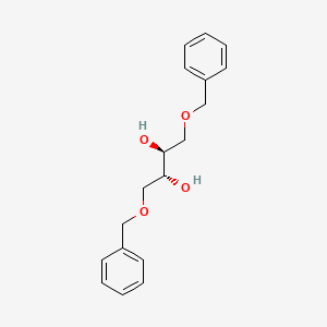 molecular formula C18H22O4 B2358173 rel-(2R,3S)-1,4-Bis(phenylmethoxy)-2,3-butanediol CAS No. 69010-01-1