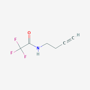 molecular formula C6H6F3NO B2358174 N-(but-3-yn-1-yl)-2,2,2-trifluoroacetamide CAS No. 669776-70-9