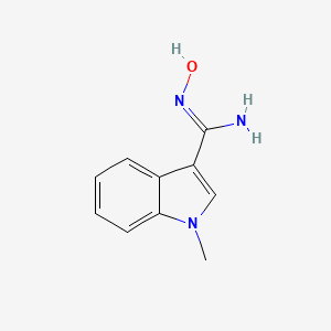 molecular formula C10H11N3O B2358183 N-hydroxy-1-methyl-1H-Indole-3-carboximidamide CAS No. 131012-60-7