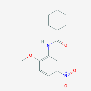 N-(2-methoxy-5-nitrophenyl)cyclohexanecarboxamide