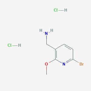 (6-Bromo-2-methoxypyridin-3-yl)methanamine dihydrochloride