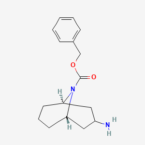 exo-Benzyl 3-amino-9-azabicyclo[3.3.1]nonane-9-carboxylate