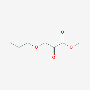 molecular formula C7H12O4 B2358483 Methyl 2-oxo-3-propoxypropanoate CAS No. 2150202-67-6