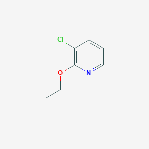 molecular formula C8H8ClNO B2358485 3-Chloro-2-(prop-2-en-1-yloxy)pyridine CAS No. 1365271-80-2