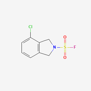 4-Chloro-1,3-dihydroisoindole-2-sulfonyl fluoride