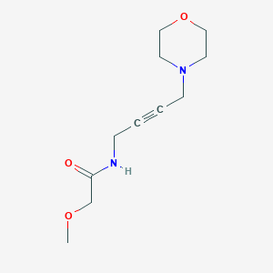 2-methoxy-N-(4-morpholinobut-2-yn-1-yl)acetamide