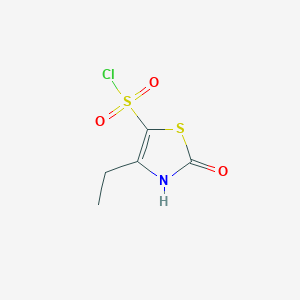 4-Ethyl-2-oxo-2,3-dihydro-1,3-thiazole-5-sulfonyl chloride
